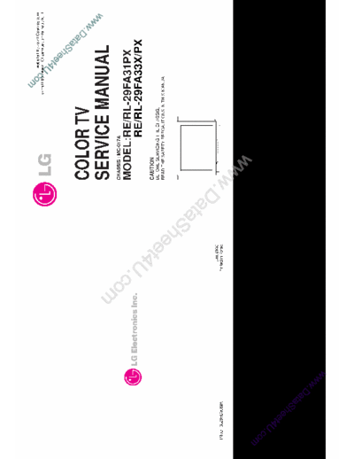 LG RE/RL-29FA31PX,RE/RL-29FA33X/PX LG-RE/RL-29FA31PX,RE/RL-29FA33X/PX    Chassis MC-017A