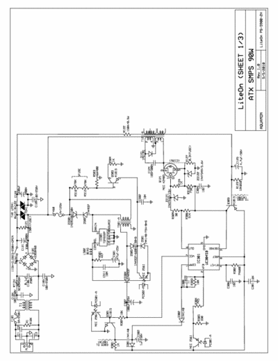 LiteOn PS-5900-2H ATX SMPS 90 Watts
Part 1:Primary