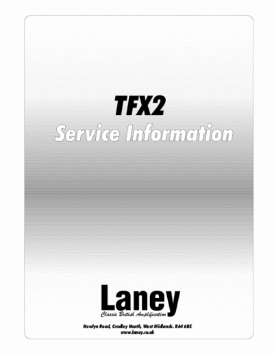 Laney TFX2 amplifier