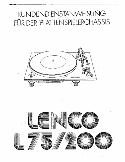 Lenco L75 phono