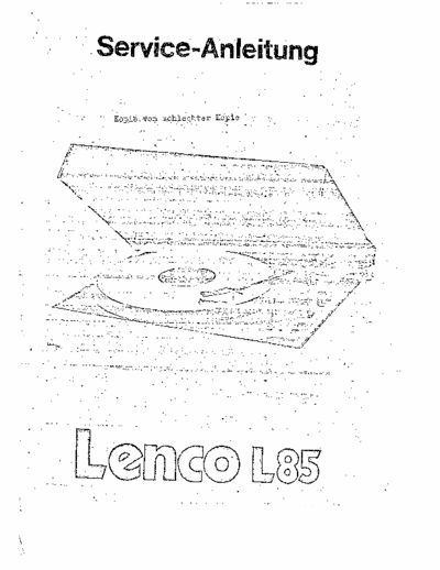 Lenco L85 phono