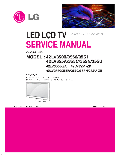 LG 42LV375s LCD SERVICE MANUAL