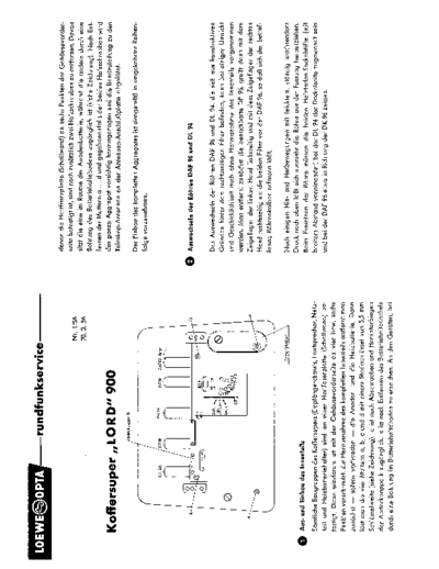 Loewe Opta Lord 900 service manual