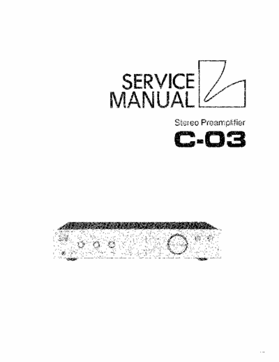 Luxman C03 preamp