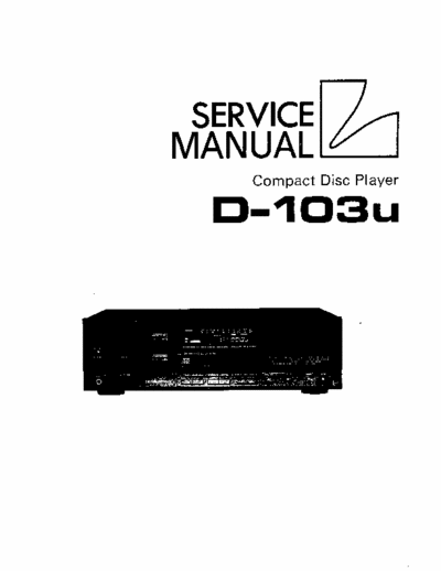 Luxman D103U cd