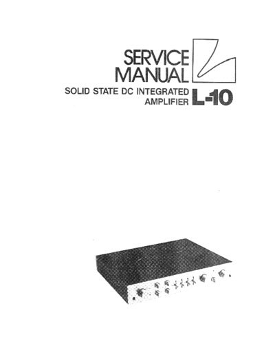 Luxman L10 integrated amplifier