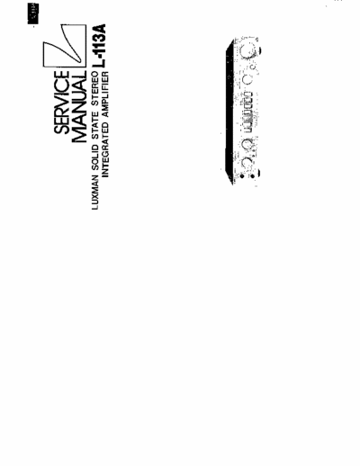 Luxman L113A integrated amplifier