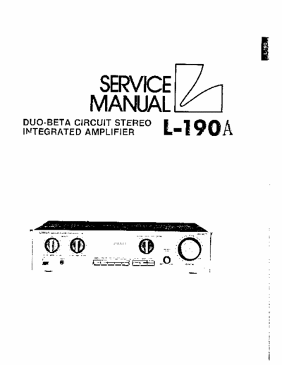 Luxman L190A integrated amplifier