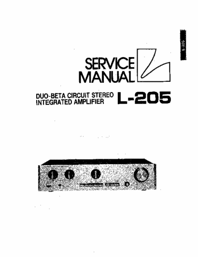 Luxman L205 integrated amplifier