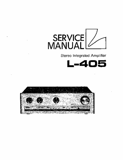 Luxman L405 integrated amplifier