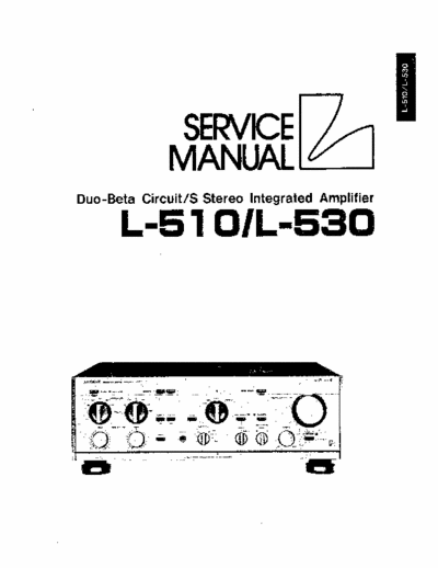 Luxman L510, L530 integrated amplifier