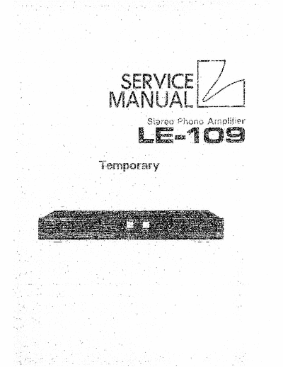 Luxman LE109 integrated amplifier