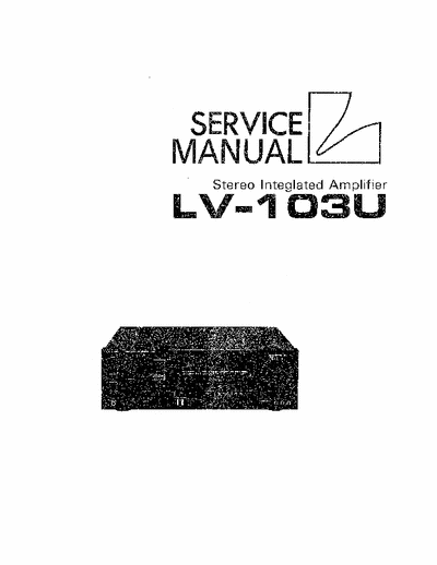 Luxman LV103U integrated amplifier
