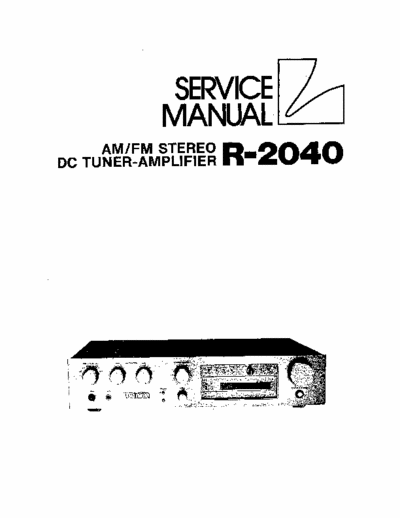 Luxman R2040 receiver