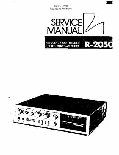 Luxman R2050 receiver