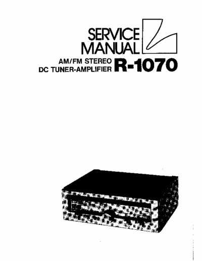 Luxman R-1070 Tuner-Amplifier