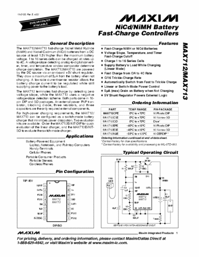   NiCd/Ni MH Battery Charger