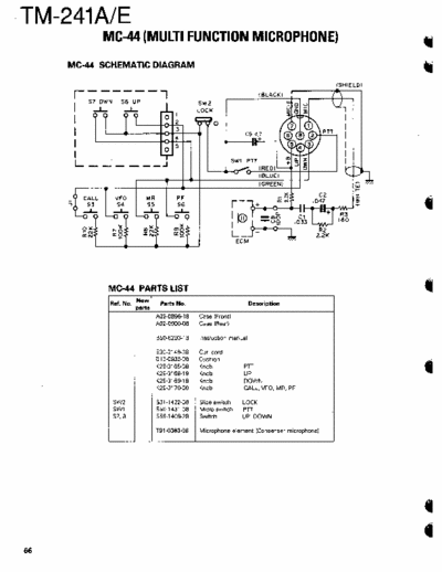 kenwood MC-44 MC-44 scheme