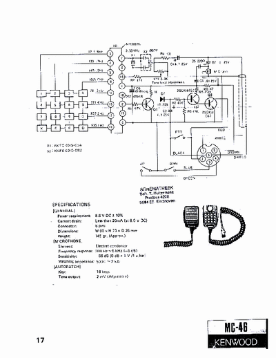 kenwood MC-46 MC-46 scheme