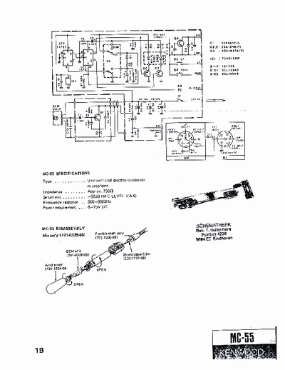 kenwood MC-55 MC-55 scheme