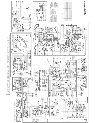 LG RT29FA33R Circuits and service info for RT29FA33R TV