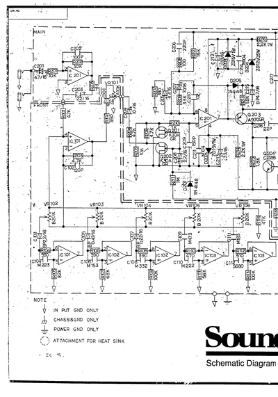 SOUNDTECH MC-100 MC-100 POWER MODULE SCHEMATIC DJVU FORMAT