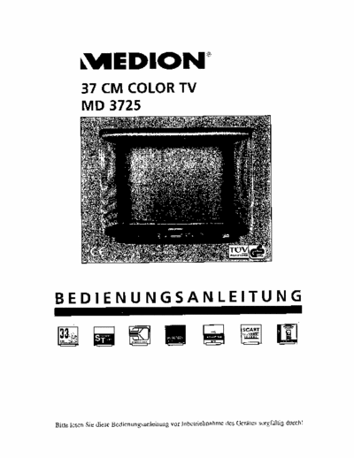 Medion MD3725 Manual mit Schaltplan