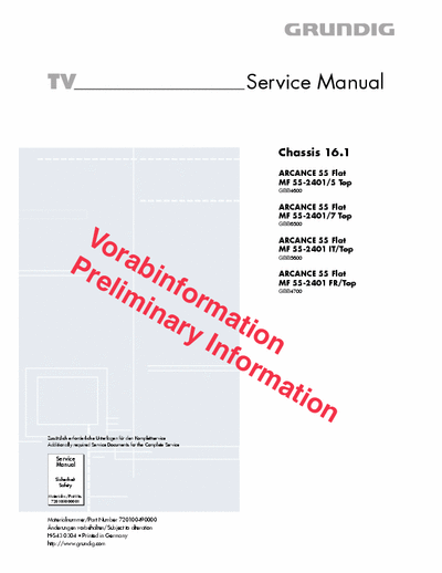 GRUNDIG MF55-2401 MF55-2401