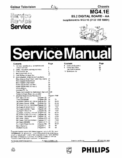 PHILIPS  PHILIPS chassis MG4.1E AA