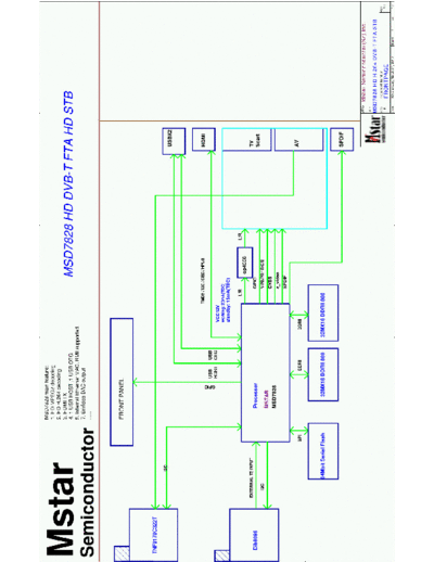 MSTAR MSD7828L Schematics DVB-T Receiver with MSTAR MSD7828L and two USB ports