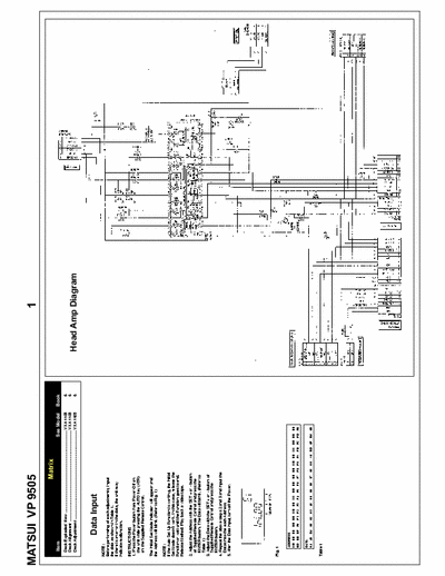 Matsui VP9505 VP9505