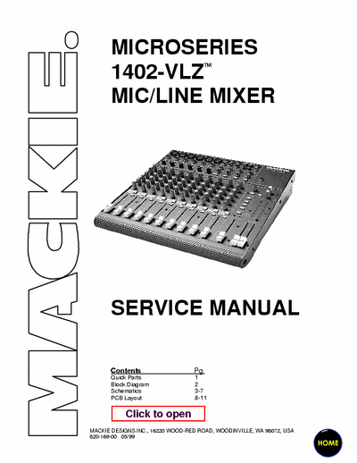 Mackie 1402VLZ mixer