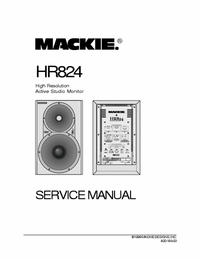 Mackie HR824 active speaker
