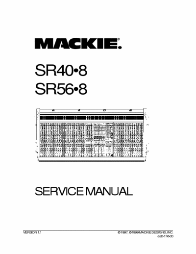 Mackie SR40-8, SR56-8 mixer