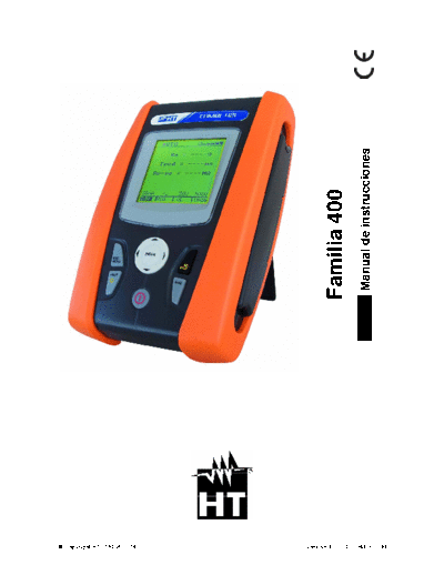 HT Instruments Combi 420 User nanual HT Instruments Combi 420 Installation tester