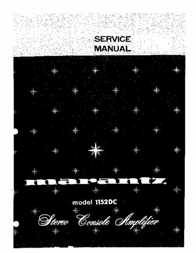 Marantz 1152DC integrated amplifier