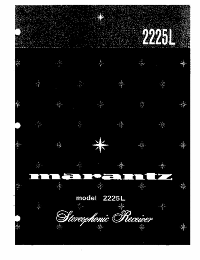 Marantz 2225L receiver