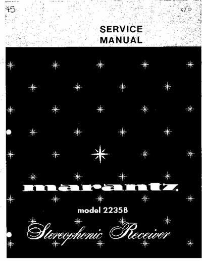 Marantz 2235B receiver