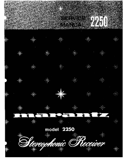 Marantz 2250 receiver