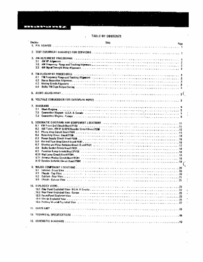 Marantz 2265B Service Manual Stereophonic Receiver (quality low) - Tot File 3.446Kb (Part 1/2) pag. 41