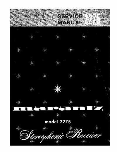 Marantz 2275 receiver