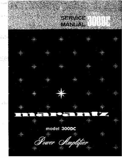 Marantz 300DC power amplifier