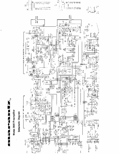 Marantz 3800 preamp