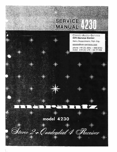 Marantz 4230 receiver