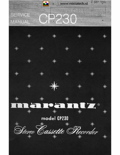 Marantz CP230 cassette deck
