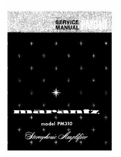 marantz pm 25 the schematic diagram is the same for both models
pm25 pm 310