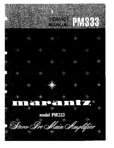Marantz PM333 integrated amplifier