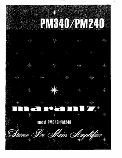 Marantz PM340 integrated amplifier