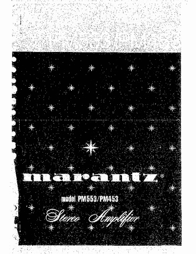 Marantz PM453, PM553 integrated amplifier