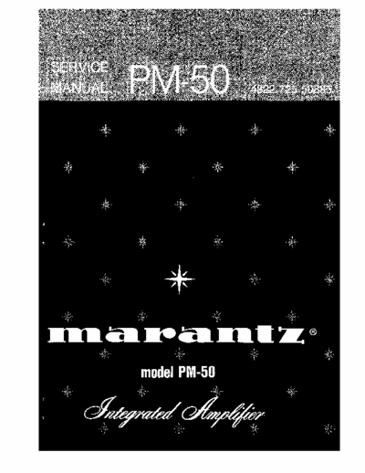 Marantz PM50 integrated amplifier
